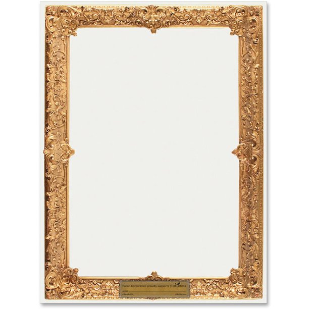 Art1st Gold Frame Watercolor Paper