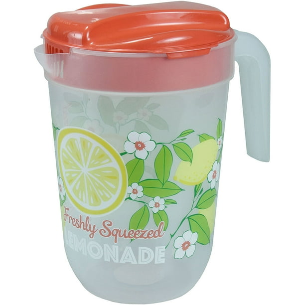 Mainstays Gallon Lemonade Pitcher with Color Lid