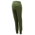 thumbnail image 3 of ZTTD Womens Maternity Solid Color Casual Pants Stretchy Comfortable Lounge Pants, 3 of 9