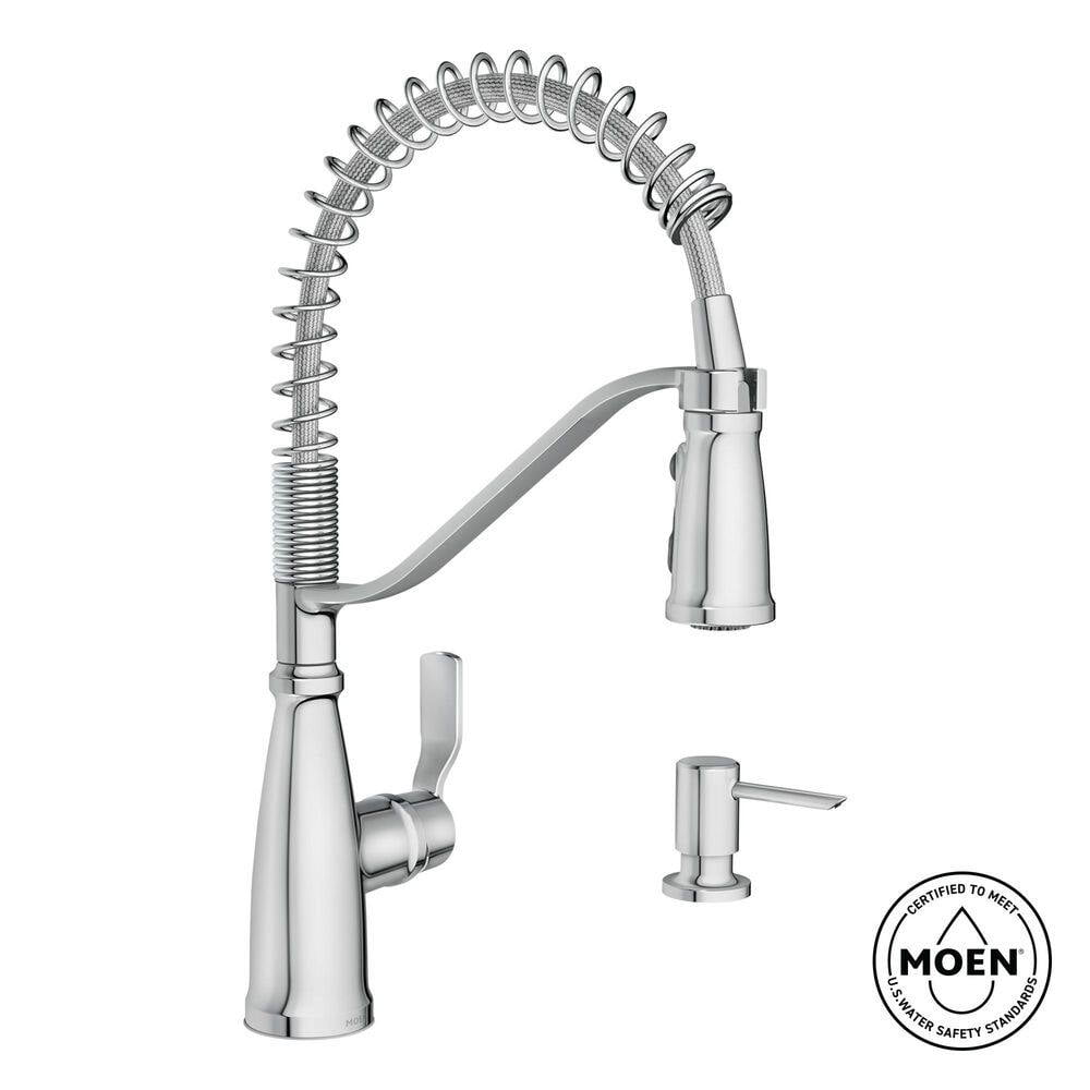 MOEN 7882BZG Genta LX Pull Down Sprayer Kitchen Faucet in Bronzed
