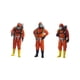 thumbnail image 4 of Figura de bombero de pie de 3 piezas, modelo Tiny People, muñeco de personaje en miniatura para hombre 28 cm naranja, 4 of 9