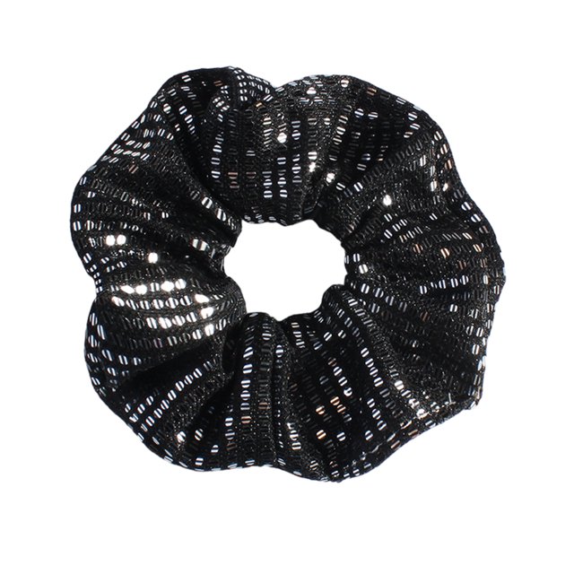 Hair Rope Shiny Sequins Hollow Mesh Hair Tie No Damage High Elasticity Ponytail Holder Daily Hair Accessory
