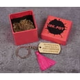 thumbnail image 2 of Inkdotpot Key Chain For Godmother Engraved Wooden Key Holder Housewarming Gift, 2 of 5