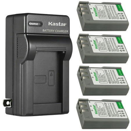 Image of Kastar 4-Pack EN-EL9a Battery and AC Wall Charger Replacement for Nikon D5000 SLR Digital Camera D40 SLR Digital Camera D40X SLR Digital Camera D60 SLR Digital Camera D3000 SLR Digital Camera