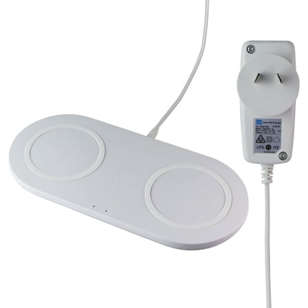 Belkin BoostCharge 10W Dual Wireless Charging Pad - White (Australian Version)