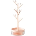 thumbnail image 1 of XINQIHANG Branch Jewelry Rack With Rotatable Base and Storage Box Tree Tower Rack Hanging Organizer for Ring Earrings Necklace Bracelet,Suitable for living rooms, bathrooms,offices,etc., 1 of 7