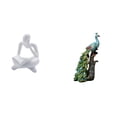 thumbnail image 1 of Estatua de con forma de pensador abstracto, escultura animal, decoración para mesa, sala de estar, estantería de oficina, dormitorio, colecc, 1 of 8