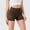 Brown, variant on ZZwxWA Workout Shorts for Women Casual Elastic High Waisted Quick Dry Athletic Yoga Shorts Butt Lift Slim Fit Running Shorts