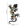 thumbnail image 3 of Metal Wall Decor, Outdoor Lizard Wall Art For Home Garden Yard Fence, 3 of 5