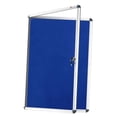 thumbnail image 1 of Flynix Lockable Notice Board Easy to Install Notice Display Board Tamperproof Accessory Premium Sturdy Durable Acrylic Cork Stainless Steel Suitable for Store Community Centre Office Single Lock, 1 of 10