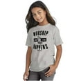 thumbnail image 4 of Worship Happens John 3:16 Prayer Crewneck T Shirts Boy Girl Teen Brisco Brands S, 4 of 6
