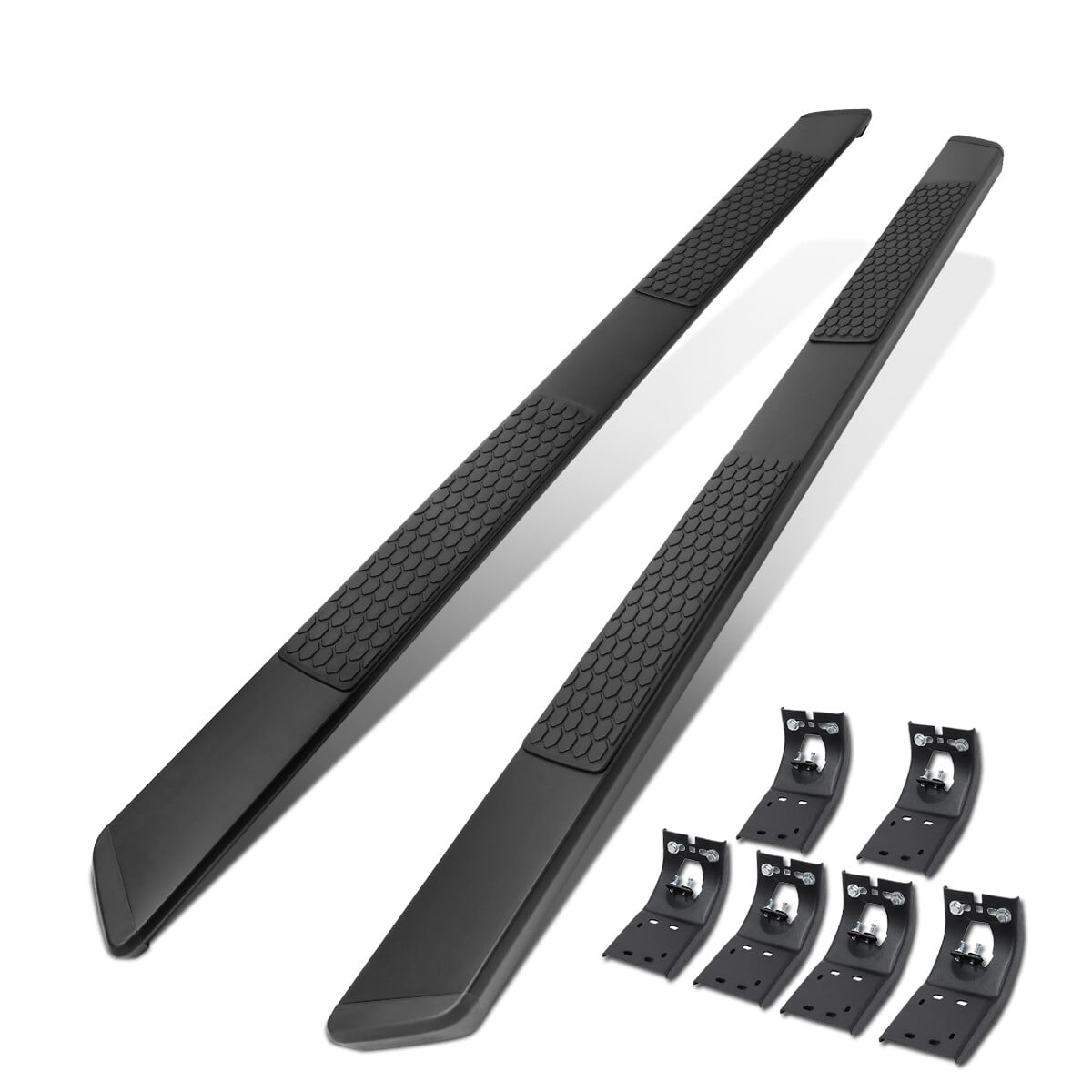 For 09-24 RAM 1500/2500/3500 Crew Cab 5 Pad Side Step Nerf Bar Running Boards