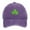 Purple, variant on St. Patrick's Day Green Baseball Cap with Embroidered Shamrock, Adjustable Breathable Cotton Hat for Men and Women, Funny Festive Party Accessory for Holiday Celebrations and Gift Ideas Black