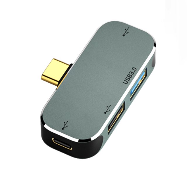 Kearding Equipo de concentrador USB tipo c, portátiles multifuncionales, teléfonos, estación de acoplamiento compatible con HDMI, herramienta Estaciones de acoplamiento para portátiles Tipo 3