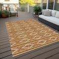 thumbnail image 6 of Addison Rugs Chantille Indoor/Outdoor Transitional Geometric Paprika Washable Rectangle Rug, 10' x 14', 6 of 6