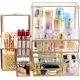 thumbnail image 1 of Organizador de maquillaje CONHENCI de vidrio grande con juego de cajones, 1 of 7