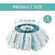 thumbnail image 2 of Set of 4 Replacement Heads for Leifheit Clean Twist Disc Mop Micro Set, 2-Fibre System for Round Floor Mop, Compatible with Leifhe SZRH A-F, 2 of 5
