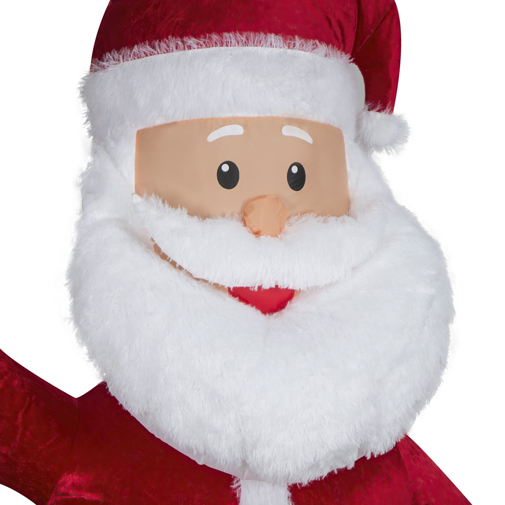 Holiday Time Large Plush Santa, 6 Ft - image 3 of 6