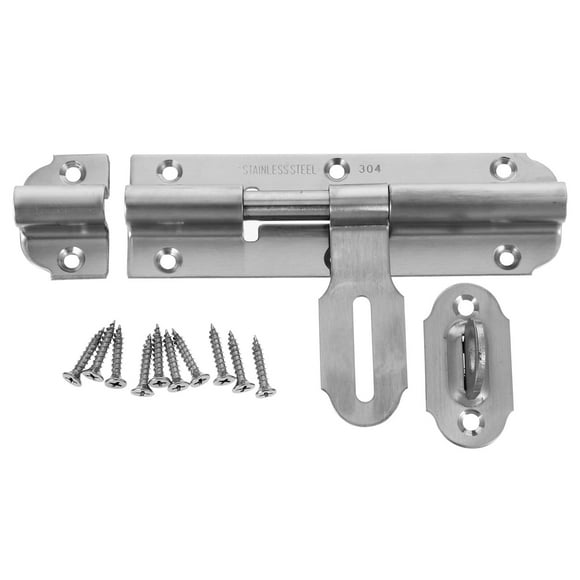 1 Set Door Window Bolt Latch Door Lock Latch with Lock Barrel Bolt Lock