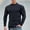 Black(New), variant on PNTUTB Fashion Men's Solid Color Crew Neck Long Sleeve Casual Comfortable Pullover Loose Sport Tops