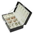 thumbnail image 7 of Unique Bargains Small Jewelry Boxes Portable Travel Jewelry Storage Large Capacity Black, 7 of 7