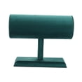 thumbnail image 3 of Organizador de diademas con barra en T, estante para diademas, accesorios para el cabello y joyas. terciopelo verde, 3 of 9