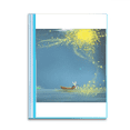 thumbnail image 1 of Noche silenciosa barco ligero Fairy fuying pintura Carpeta combinada de protección de páginas, 1 of 3
