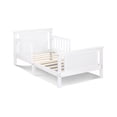 thumbnail image 4 of Olive & Opie Connelly Reversible Panel Toddler Bed in White/Rockport Gray, 4 of 9