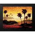 thumbnail image 2 of Williams, Gregory 24x19 Black Modern Framed Museum Art Print Titled - Sunset Palms II, 2 of 5