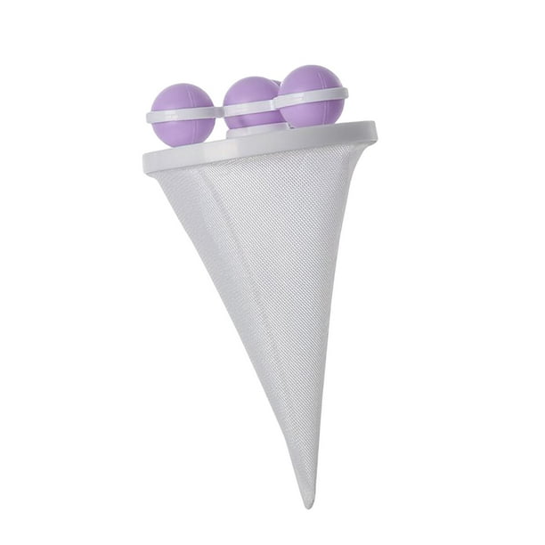Colector de Pelusas BLESIY Malla atrapapelusas Reutilizable Violeta