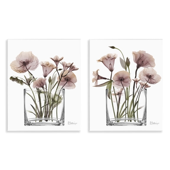 Stupell Industries Earthy Infatuation Bouquet Floral Painting Unframed Art Print Wall Art, 11 x 14, Set of 2