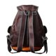 thumbnail image 2 of Genuine Leather Drawstring Backpack Vintage Men's Backpack Schoolbag, 2 of 5