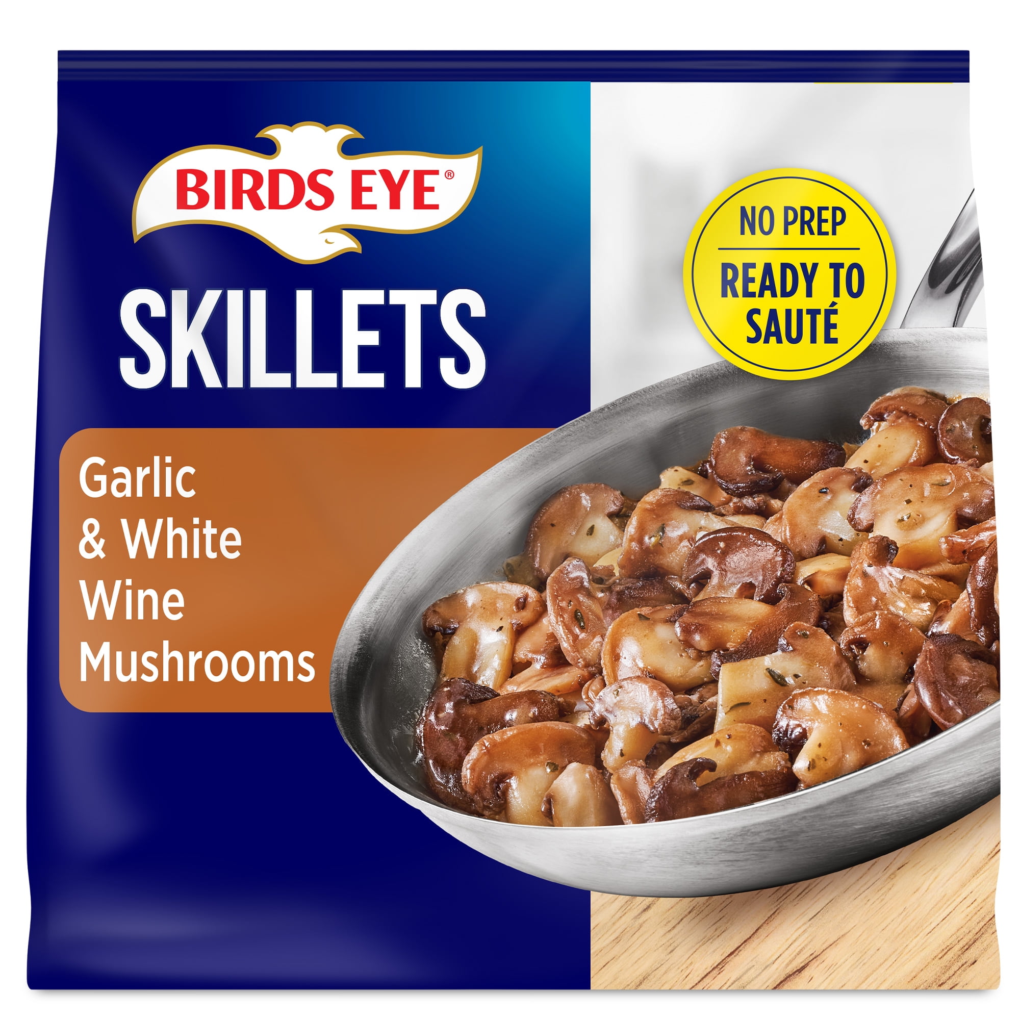 Birds Eye Skillets Garlic and White Wine Mushrooms, Frozen Vegetables, 11 oz
