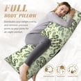 thumbnail image 4 of Naloa Green Snake Super Soft 20x60 Body Pillow Case,Long Side Hidden Zipper（PILLOWS ARE NOT INCLUDED）, 4 of 6