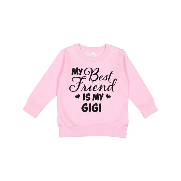 Inktastic My Best Friend is My Gigi with Hearts Toddler Sweatshirt