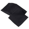 thumbnail image 1 of Serviettes de Table en Coton Carré à 100 %&44; Noir - Lot de 12, 1 of 1