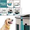 thumbnail image 6 of Foldable Pet Playpen for Dogs & Cats, Portable Dog Crate with Carrying , Spacious Indoor Outdoor Travel Kennel, 6 of 6
