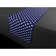 thumbnail image 2 of Cotton Print Table Runner Stars Navy, 2 of 2