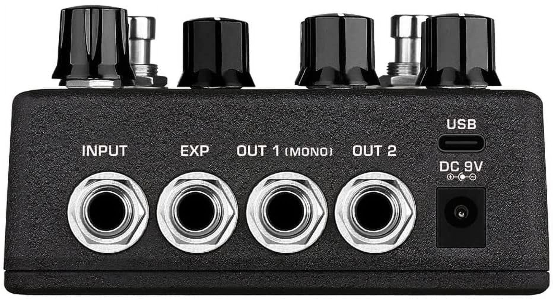 NUX Tape Echo Multi Tape Head Space Echo With Tap Tempo and Looper Effects Pedal Black