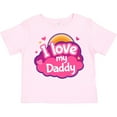 thumbnail image 3 of Inktastic I Love My Daddy Girls Girls Toddler T-Shirt, 3 of 5