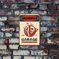 thumbnail image 5 of Metal Vintage Tin Sign Grandpa’s Fix It Garage Repay With Just Smiles And Hugs Wall Decor Decoration for Home Wall Art Kitchen Bar Pub Garage Vintage Retro Poster Plaque 8 x 12 Inch, 5 of 6