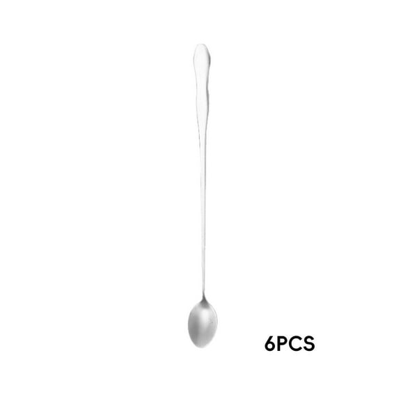 FACEGA Stainless Steel Spoon,Durable Spaghetti Spoon,Sleek and Stylish Flat Bottom Soup Spoons