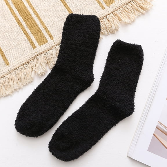 Willtoo Womens Fuzzy Socks Fluffy Thick Warm Winter Soft Cozy Plush Fleece Cabin House Slipper Socks, 5-9