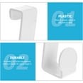 thumbnail image 2 of Raindrops Toilet Tank Hooks - Bathroom Storage Hook (White), 2 of 5