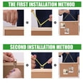 thumbnail image 3 of Wood Frame Cork Board Cork Notice Board Decorative Pin Board Cork Bulletin Board Memo Board for Kitchen Classroom Office, 3 of 9