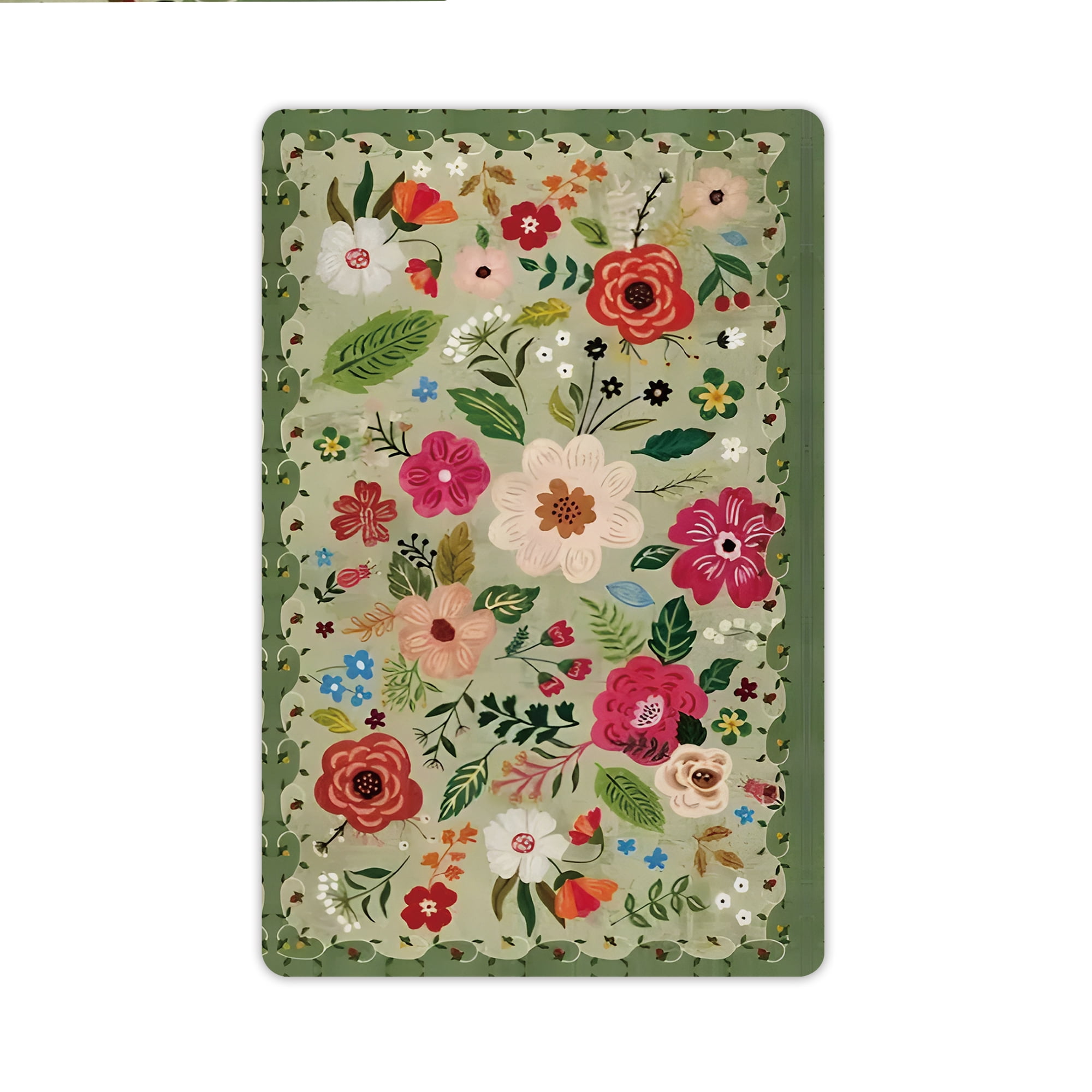 JML Doormat, Microfiber & Non-Slip Rubber Backing Door Mat - Rug Mats for Porch Entry Way Bathroom/Kitchen, (24"x36") - Assorted Flowers
