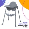 thumbnail image 3 of Cosco Kids Canteen High Chair, Mono Grey, 3 of 12