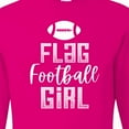 thumbnail image 4 of Inktastic Flag Football Girl Long Sleeve T-Shirt, 4 of 5