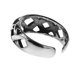 thumbnail image 3 of 25 joyas de hexagrama de plata Yinane La armadura de anillo, 3 of 6