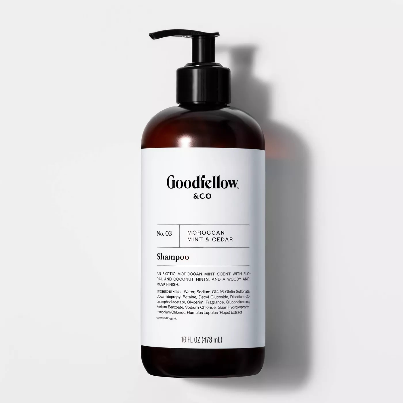 Goodfellow & Co No. 03 Moroccan Mint & Cedar, 2in1 Shampoo & Body